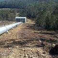 Lake Echo Power Station_The penstock is the last step in bringing the water to the power station