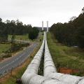 Tarraleah Power Station_Pipeline looking down to the surge towers