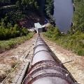 Wilmot Power Station_Penstock with a steep drop