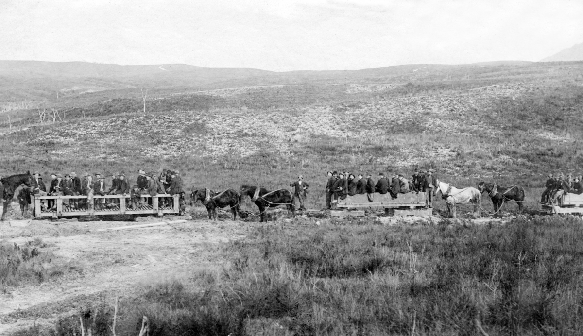 Redgate Tramway 1914, photo Redgate Tramway 1914, photo Ticklebelly Tales and other stories from the people of the Hydro